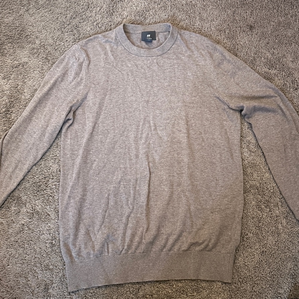 H&M Thin Sweater Tan Medium